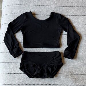 Busy Bod Leos Two Piece Leotard Girls Size 8